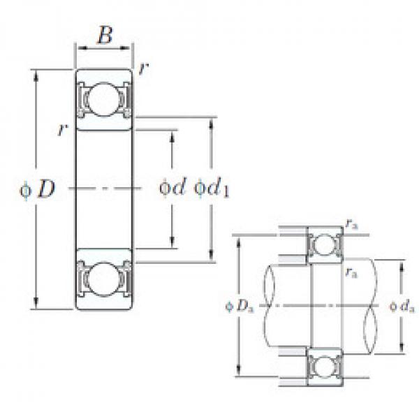 Bearing 6203 2RD C3 KOYO #1 image