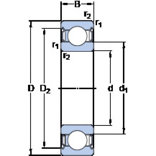 Bearing 6204-2Z/VA228 SKF #1 image