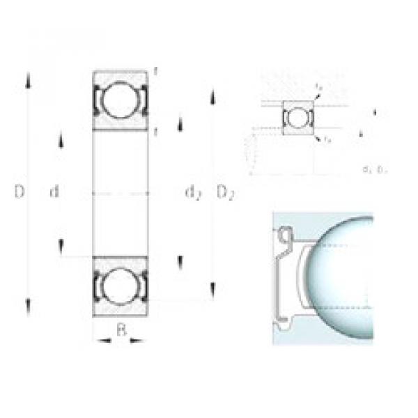 Bearing 6206-C-2Z FAG #1 image