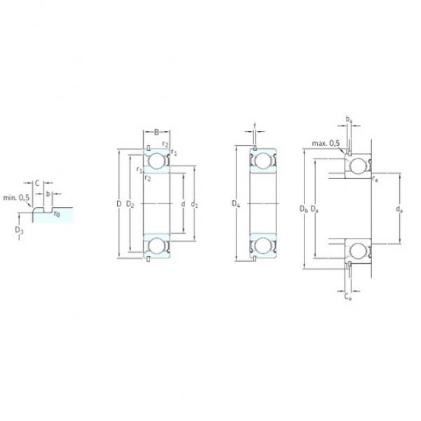 Bearing 6207-ZNR SKF #1 image