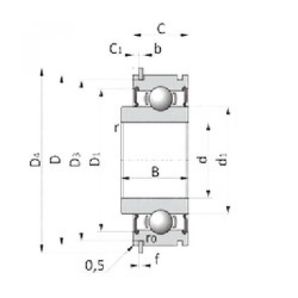 Bearing 712156110 INA #1 image