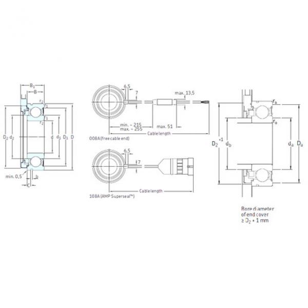 Bearing BMO-6206/064S2/UA108A SKF #1 image