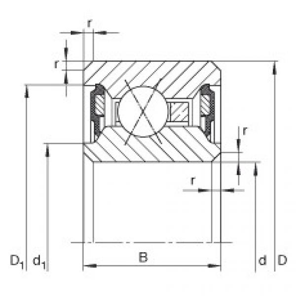 Bearing CSXU040-2RS INA #1 image