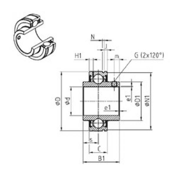 Bearing CUC204-12 SNR #1 image