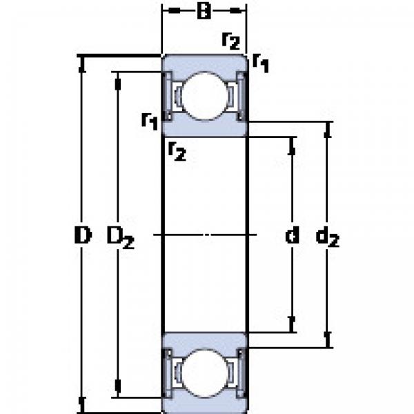 Bearing D/W R188-2RS1 SKF #1 image