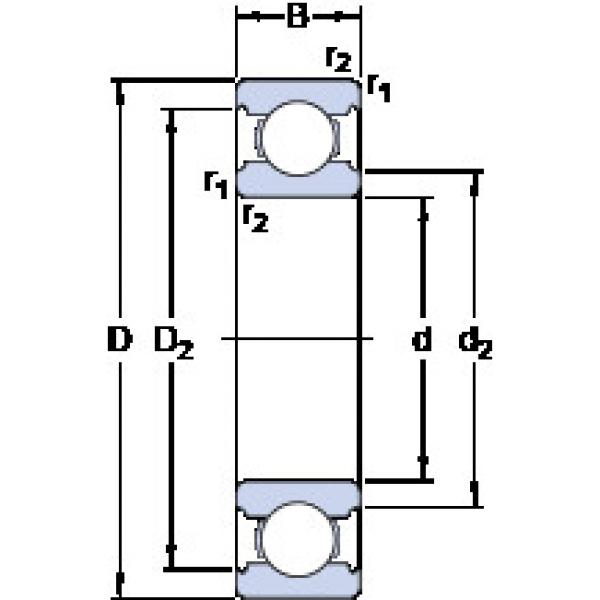 Bearing D/W R4 SKF #1 image