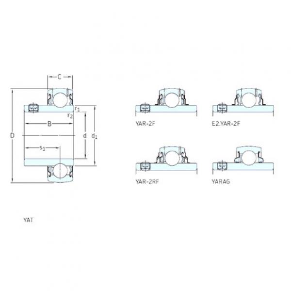 Bearing E2.YAR204-012-2F SKF #1 image