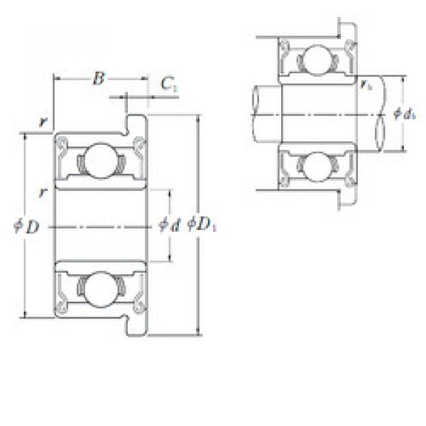 Bearing F697ZZ1 NSK #1 image