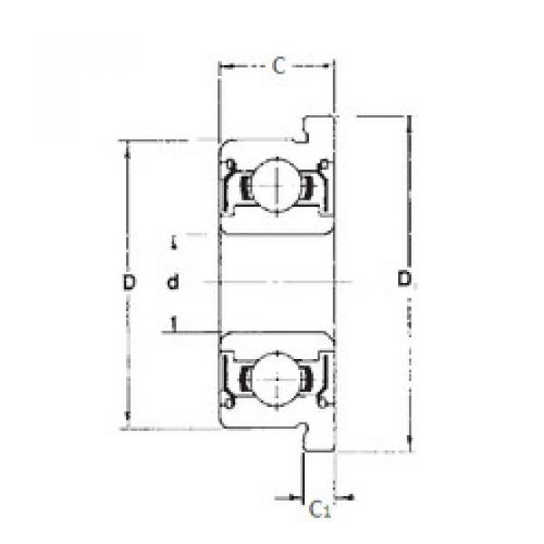 Bearing F602ZZ FBJ #1 image