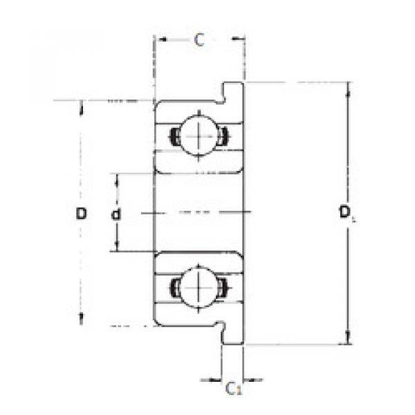 Bearing F601X FBJ #1 image