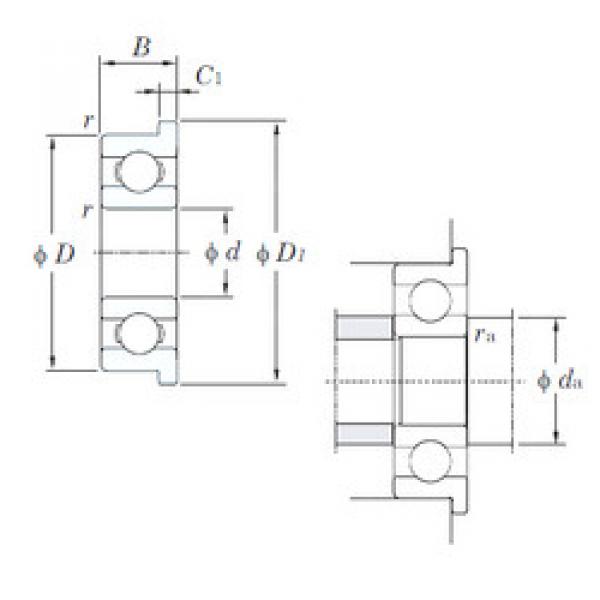 Bearing F602 KOYO #1 image