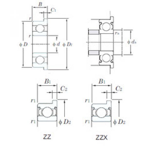 Bearing F605ZZ KOYO #1 image