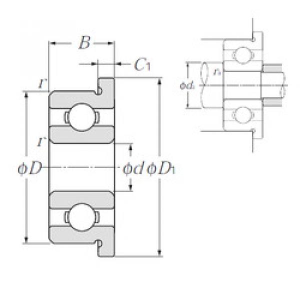 Bearing FL693 NTN #1 image