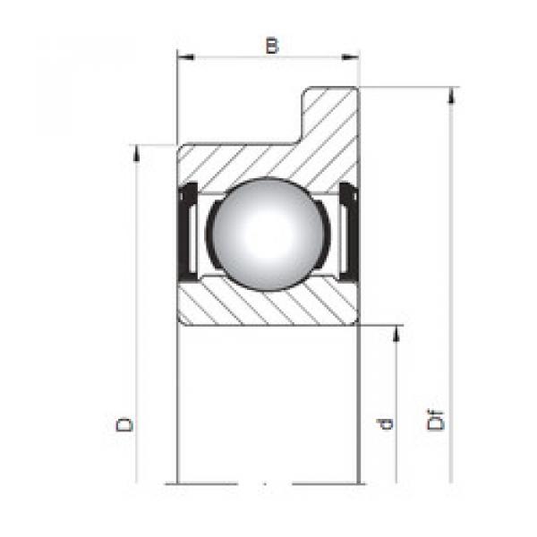 Bearing FL60/2,5 ZZ CX #1 image