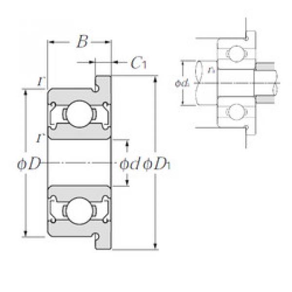 Bearing FLR144ZZA NTN #1 image