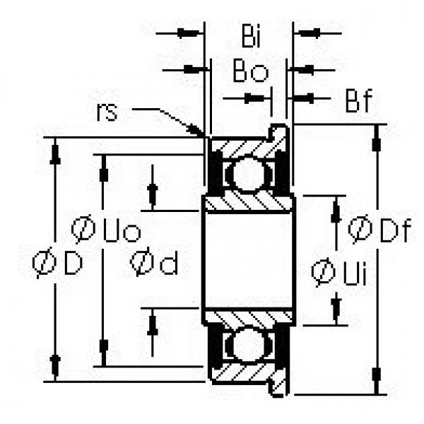 Bearing FRW8-2RS AST #1 image