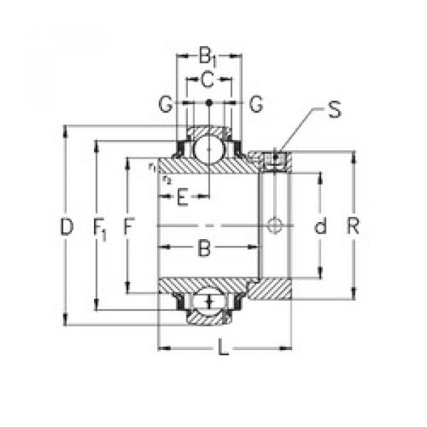 Bearing GE100-KRRB NKE #1 image