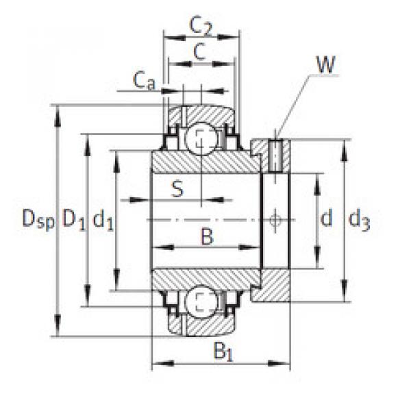 Bearing GE50-KRR-B-FA164 INA #1 image