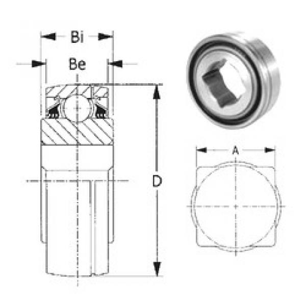 Bearing GW208PPB17 CYSD #1 image