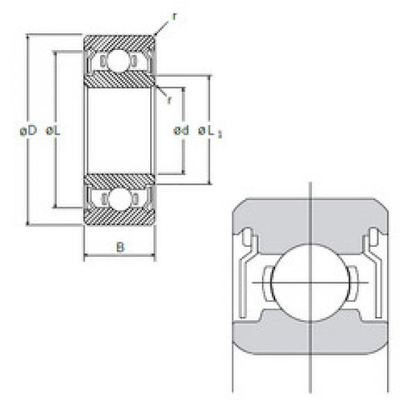 Bearing L-1060ZZ NMB #1 image