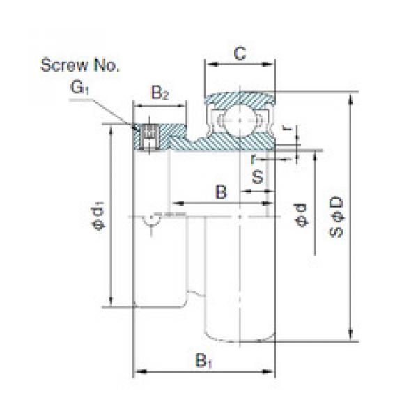 Bearing KH204AE NACHI #1 image