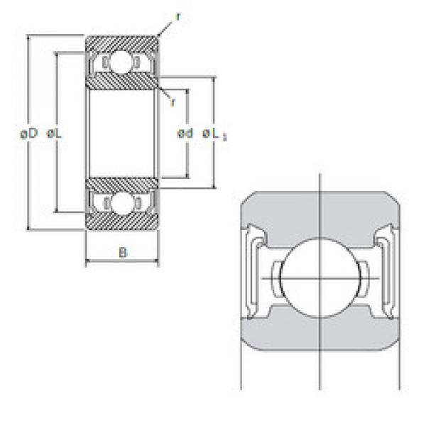 Bearing L-1060DD NMB #1 image