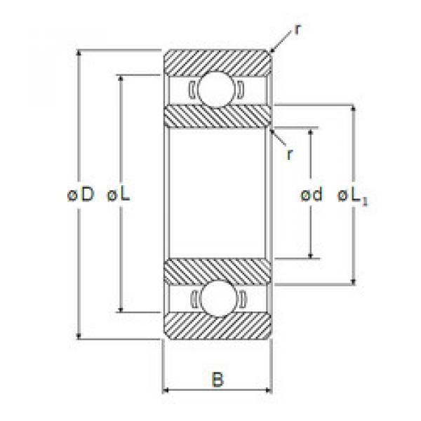 Bearing L-1040X2 NMB #1 image