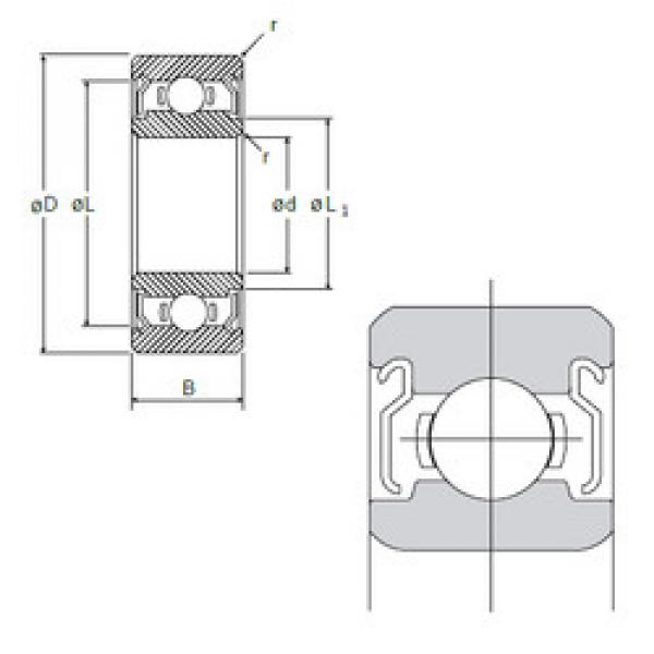 Bearing L-1680KK NMB #1 image