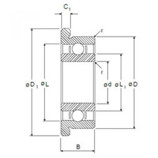 Bearing LF-1050 NMB #1 image