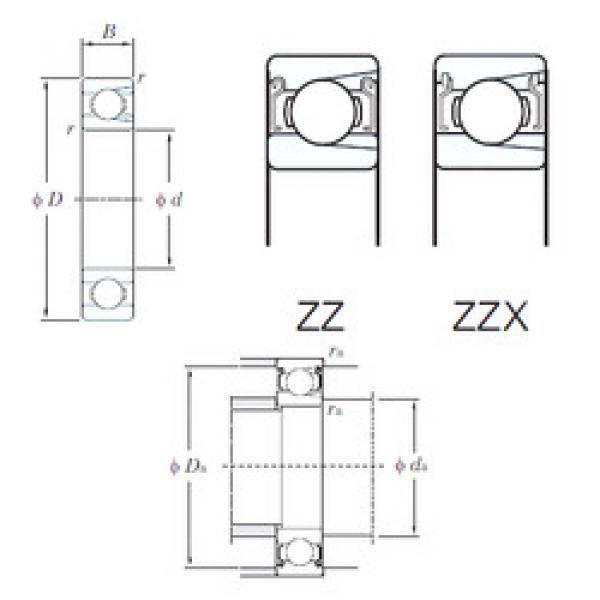 Bearing M6206ZZ KOYO #1 image