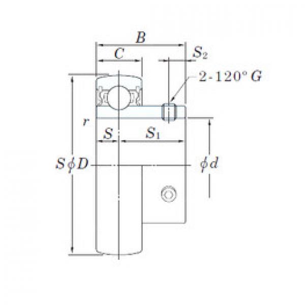 Bearing SB205-16 KOYO #1 image