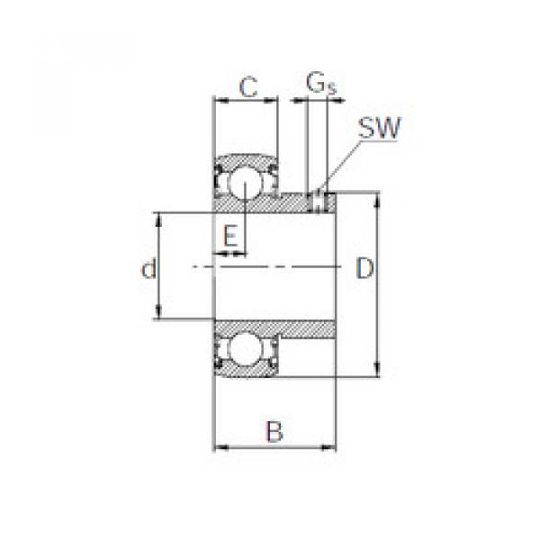 Bearing UB204 KBC #1 image