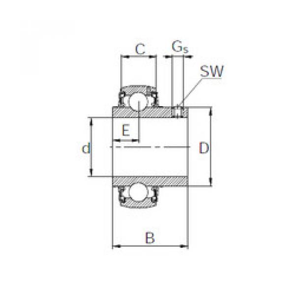 Bearing UC208 KBC #1 image