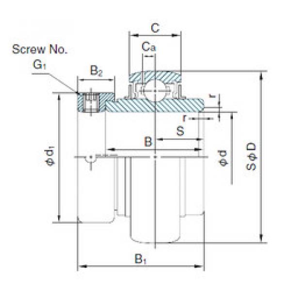 Bearing UG206+ER NACHI #1 image