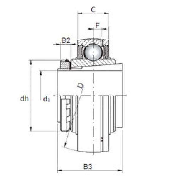 Bearing UK209+H2309 CX #1 image