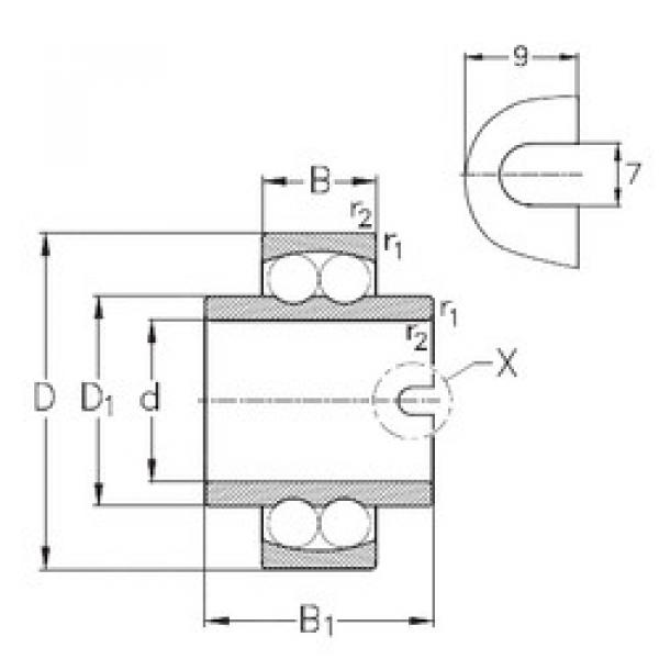 Bearing 11205 NKE #1 image