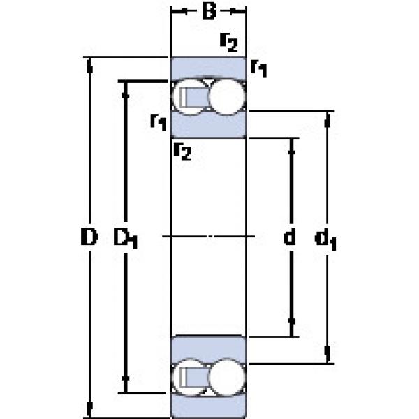 Bearing 1206 ETN9 SKF #1 image