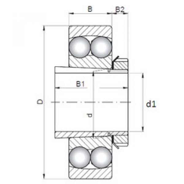 Bearing 2208K-2RS+H308 CX #1 image