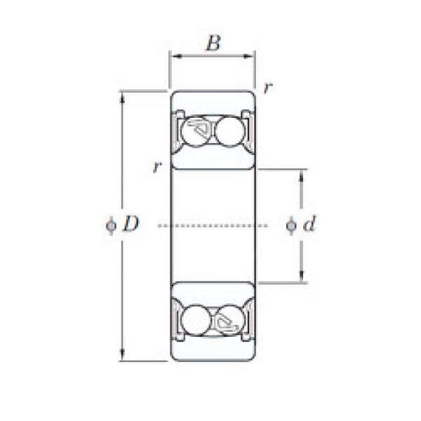 Bearing 2200-2RS KOYO #1 image