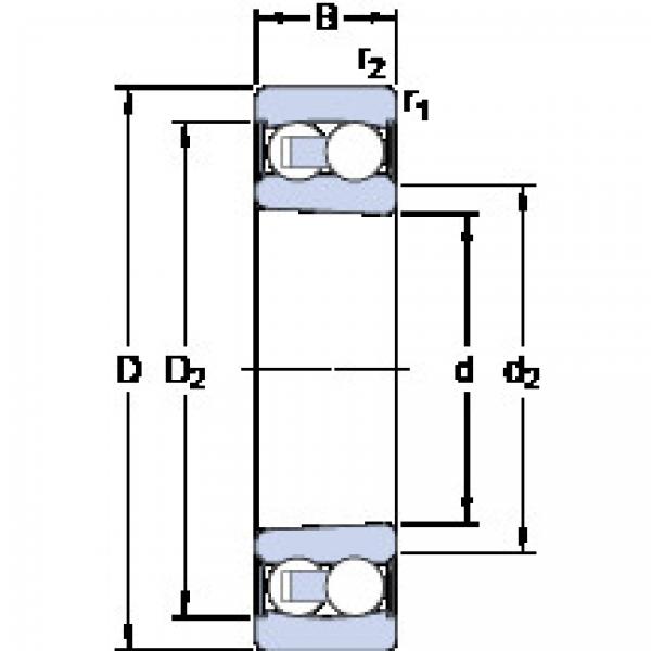 Bearing 2306 E-2RS1KTN9 SKF #1 image