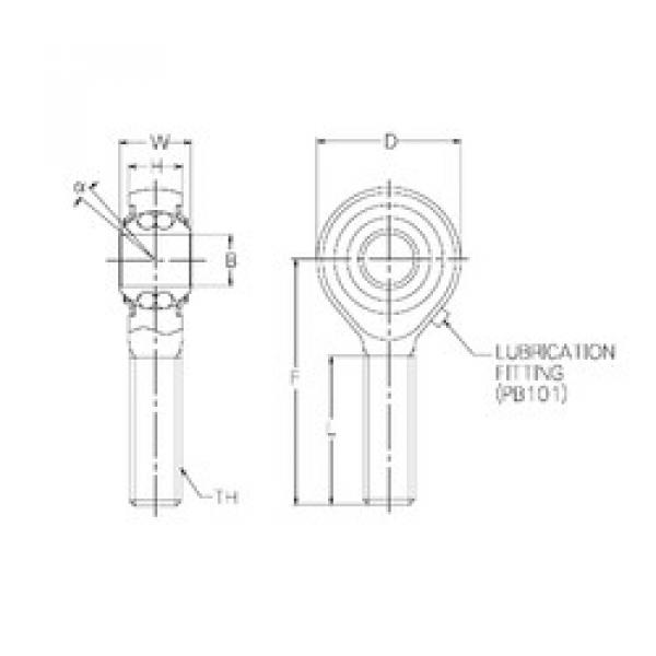 Bearing PBR22EFN NMB #1 image