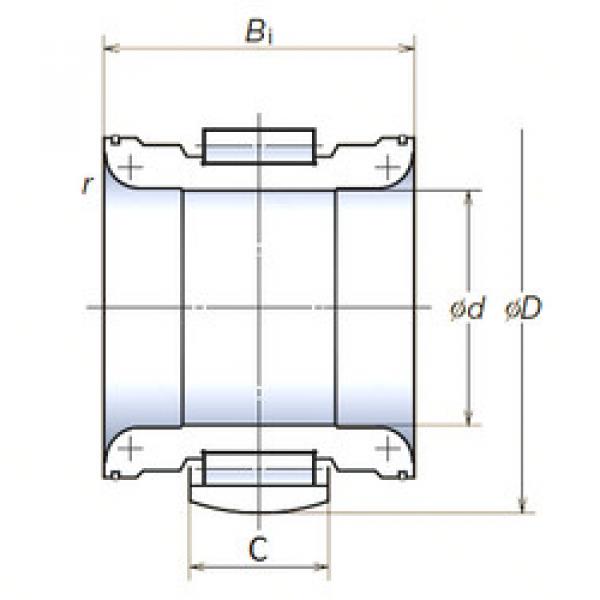 Bearing 110RNPH1803 NSK #1 image