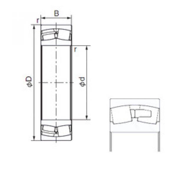 Bearing 22310AEX NACHI #1 image