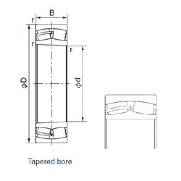 Bearing 24030AXK30 NACHI #1 image