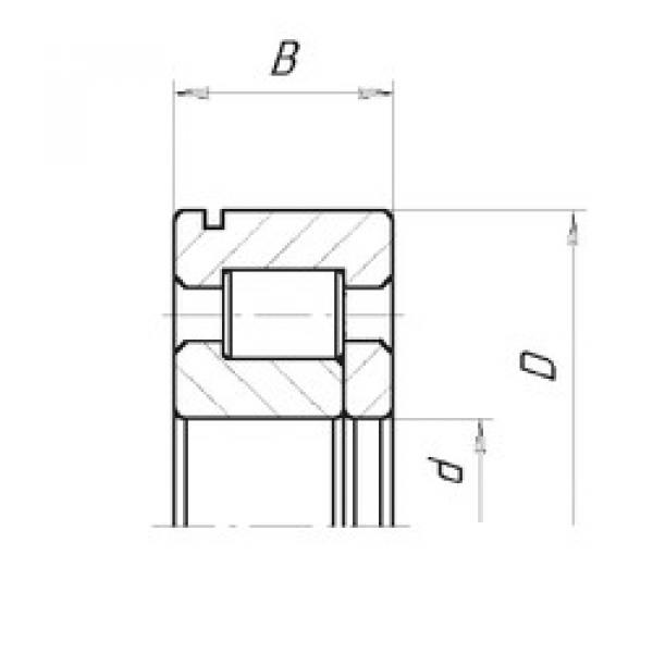 Bearing NUPK2205S1NR NACHI #1 image