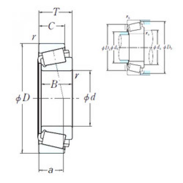 Bearing L476549/L476510 NSK #1 image