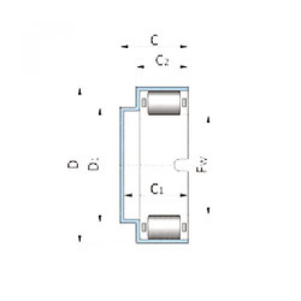 Bearing 712040410 INA #1 image