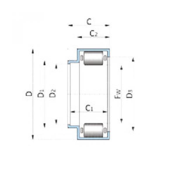 Bearing 712067400 INA #1 image