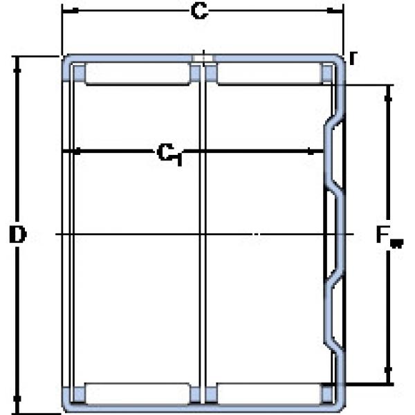 Bearing BK 3038 SKF #1 image