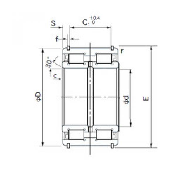 Bearing E5008NR NACHI #1 image